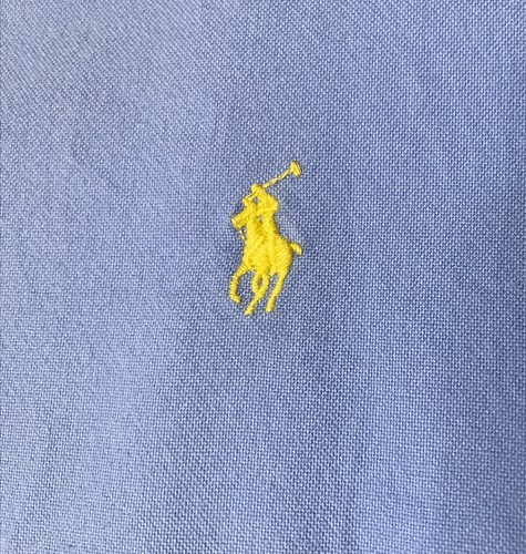 Camisa Oxford POLO Ralph Lauren Para Hombre ALTA 4XL Wedgwood Azul Algodón NUEVA $125 - Imagen 4 de 6