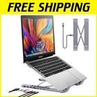 Ergonomic USB C Docking Stand with 4K HDMI - Ultimate Laptop Connectivity