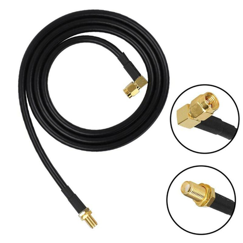Fabrycznie nowy kabel antenowy metalowy gniazdo SMA na wtyczkę UV82 UV-9R plus 100 cm - Zdjęcie 2 z 8
