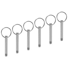 Pack of 6 quick release pins, diameter 6mm, use 38mm total 50mm