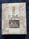 Orla Kiely Retro Bedding Wisteria Taupe Double Duvet Cover Set 100% Cotton
