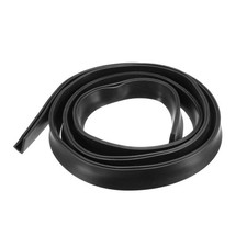 Edge Trim U Seal Extrusion, Silicone Black Fits 1/8-13/64inch Edge 1M/3.28Ft