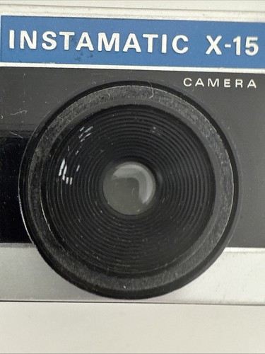 Vintage Kodak Instamatic X-15 Color Outfit Camera with Box & Manual 1 Flash Cube - Picture 5 of 13