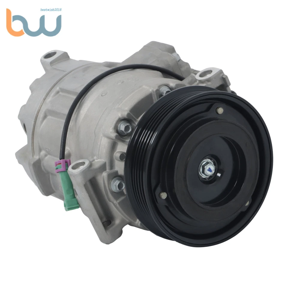 For Audi A4 A6 A8 Quattro S4 S6 S8 VW Porsche 911 A/C Compressor with 6 Groove - Image 4 of 4