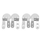  2 Sets Fixing Kit for Toilet Seat Hinge Fittings Soft Close Replacement