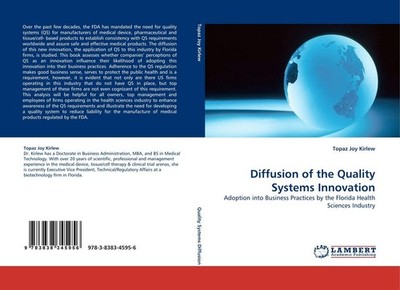 Diffusion of the Quality Systems Innovation Topaz Joy Kirlew