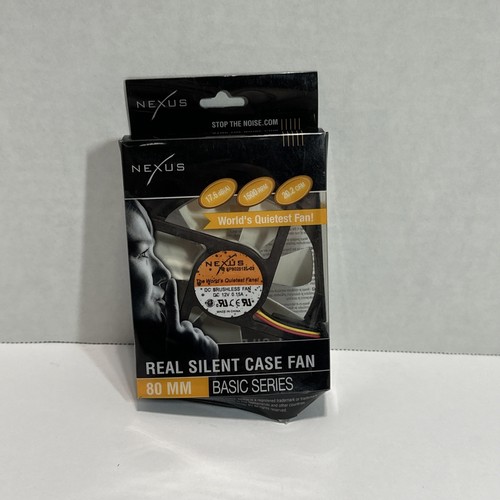 Nexus 80mm Real Silent Case Fan 220503A SP802512L 03 DC Brushless Fan (c11)