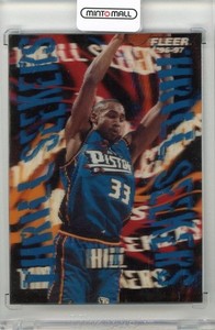 1996-97 Fleer Thrill Seekers 4 Grant Hill Detroit Pistons