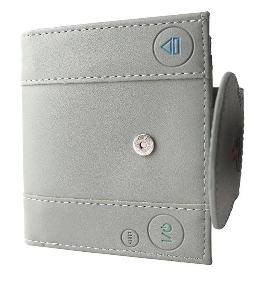 Cartera billetera Sony Playstation con forma de consola plegable Foto 3 de 4