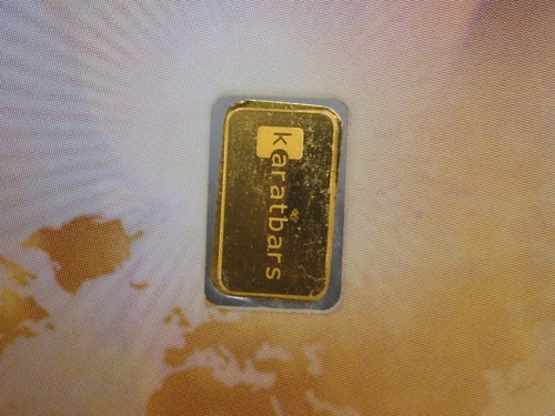 24K GOLD KARATBARS NADIR 1/10 GRAM GOLD BAR 999.9 GOLD BULLION KARATPAY CASHGOLD - Imagen 9 de 11