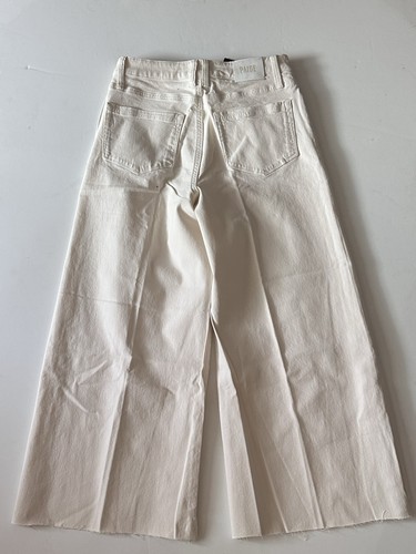 PAIGE Frankie Seamed Belt Loops + Leveled HM Desert Dune Size 30 - Picture 2 of 6