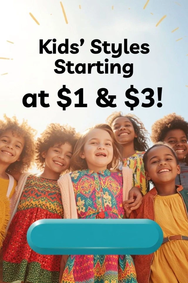 Kids' Clothing and shoes! $1 and $3 starts!
