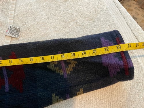 Vintage Woolrich Women’s Wool Aztec Southwestern Blanket Coat M USA Made - Picture 12 of 16