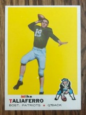 1969 Topps Football Set Break #241 Mike Taliaferro NM