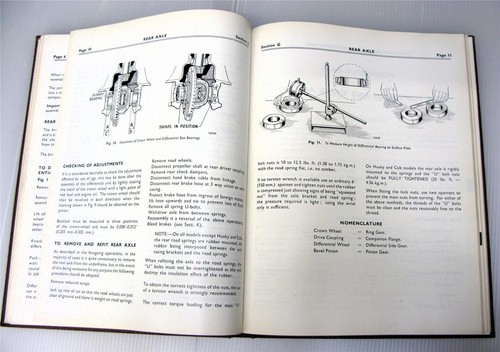 HILLMAN Minx Husky COMMER Car Owners Workshop Manual 1956 #WSM 108 KG 255 - Picture 9 of 10