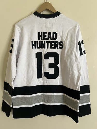 RARE SSUR*PLUS Head Hunters 13 SAMPLE Long Sleeve Jersey Shirt M *HAS STAINS* - Picture 10 of 11