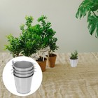  4 Pcs Blumenübertopf Metalleimer Kleiner Blumentopf Blumenbehälter
