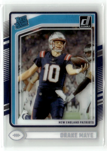 2024 Panini Donruss Clearly  Drake Maye Rated Rookie #53