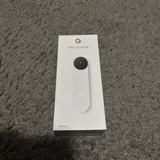 Google Nest Doorbell (Wired, 2nd Gen) Video Doorbell Security Camera 720p - Snow