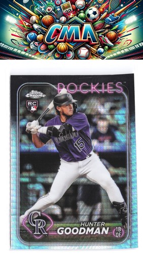2024 Topps Chrome #99 Hunter Goodman Prism Refractors