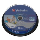 10x Verbatim BD-R Datalife 25GB Rohlinge 6x Schreiben bedruckbar Spindel Cakebox