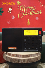XHDATA Portable Digital Radio D-808 FM AM SW LW Wide FM Air Band w/ Free Battery
