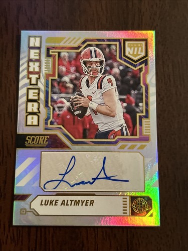 2025 Panini Score NIL Next Era Auto Luke Altmyer #NEN-LAL Illinois Rookie RC Sp