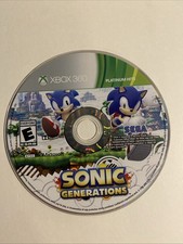 Sonic Generations (Microsoft Xbox 360, 2011) Disc Only