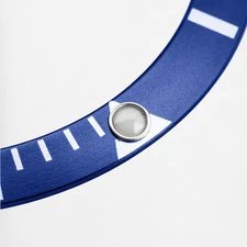HORLOGEAR (Blue) Bezel Insert for Rolex Submariner 16610 16610LN PEARL PIP