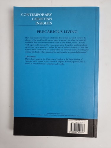 Precarious Living: The Path to Life by Martin Israel (Paperback, 2000) - Picture 2 of 4
