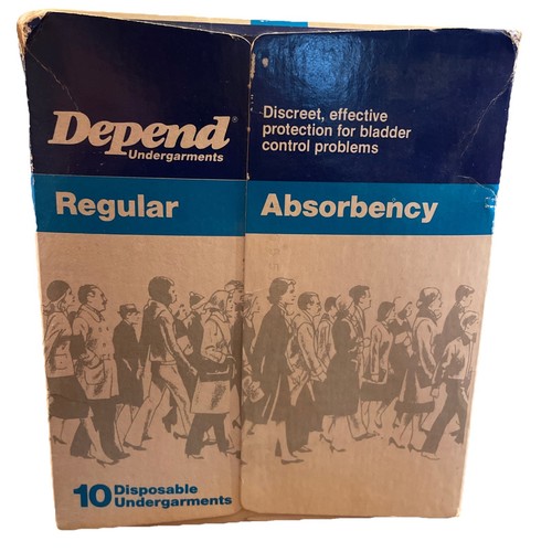 Vintage Depends Undergarments Diapers Elastic Leg Straps - 10 Pack 1982 NOS ABDL - Picture 3 of 10