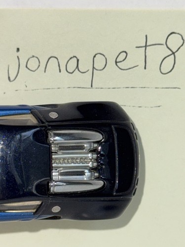 AUTOART Bugatti Veyron 1:64(1/64) Diecast Blue/Black Loose(rare) - Picture 9 of 11