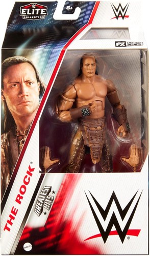 Mattel WWE Elite Action Figure & Accessories, 6-inch Collectible The Rock as the - Picture 6 of 6