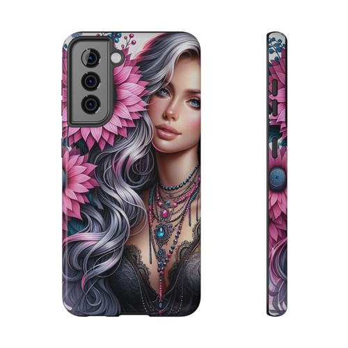 Preciosas fundas florales resistentes a los impactos para teléfono, funda boho chic, cubierta para teléfono, [...] - Imagen 78 de 83