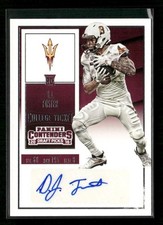 2016 Panini Contenders Draft Picks #143 D.J. Foster White jersey Auto RC