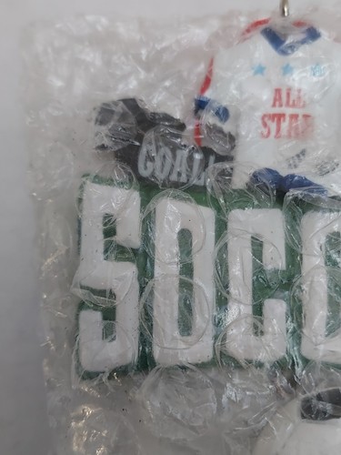 Soccer All-Star MVP Holiday Ornament Fan Sport Resin Charm - Picture 2 of 9