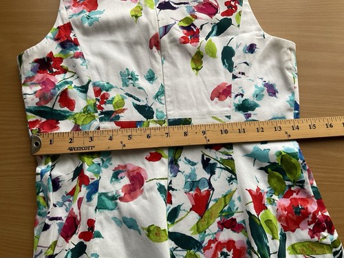 American Living Size 8 floral Sleeveless Fit & Flare Party Dress - Picture 4 of 5