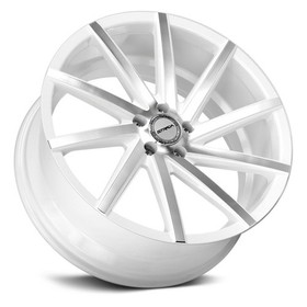 Strada Sega Wheels 20x8.5 (35, 5x114.3, 72.6) White Rims Set of 4
