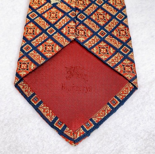 Guter Zustand BURBERRY rot Allover Print Seide Wear kariert - Bild 4 von 7