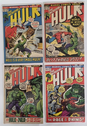 Incredible Hulk #102-180 Lote Completo 141 162 1st Wolverine Doc Wendigo Warlock - Imagen 15 de 20