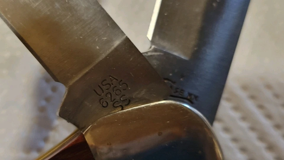 Estojo xx cabo de madeira de aço inoxidável dobrável caçador com bainha - Imagem 3 de 4