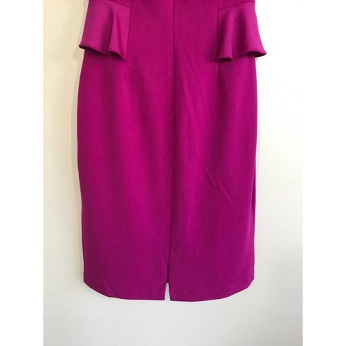 ALEXIA ADMOR Dress Strapless Hot Pink Ruffle Party Wedding Guest Romantic, 6 - Picture 12 of 13