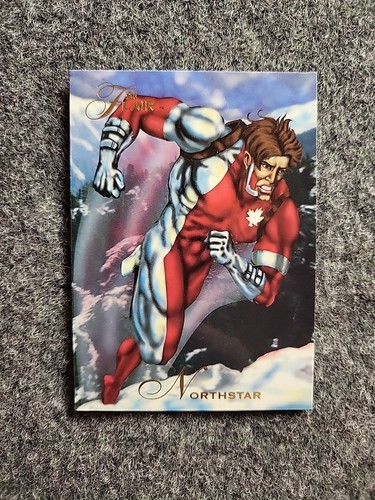 1994 Flair Marvel Base Card # 45 - Northstar B - Picture 1 of 2