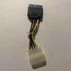 New IDE/Molex 4-Pin Male To Serial ATA SATA 15-Pin Female Power Adapter Cable