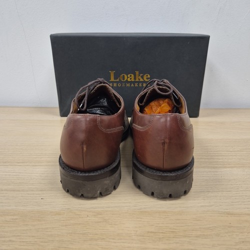 Loake Epsom II braun Leder formell England elegant Derby klobig Schuhe UK 8 Herren - Bild 6 von 13