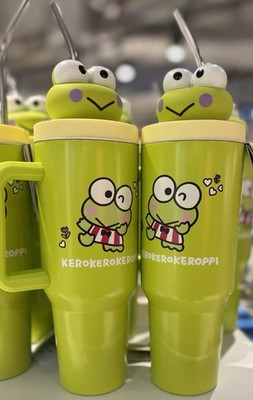 Hello Kitty Keroppi Edelstahl Reiseflasche große Trinkflasche 1,18 l
