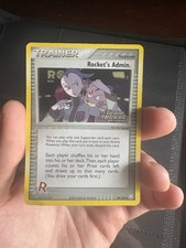 Rocket’s Admin. 86/109 Team Rocket Returns Stamped Reverse Holo Pokemon LP