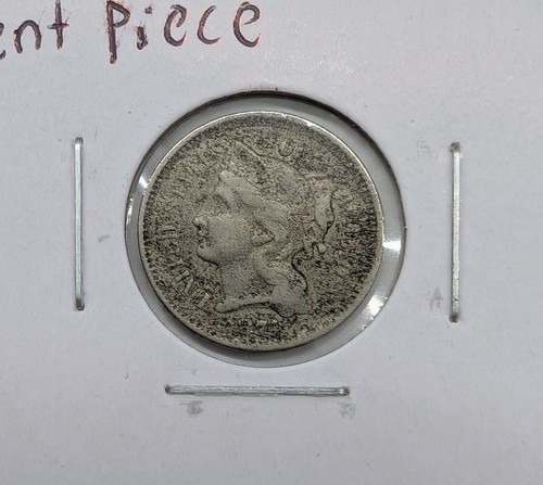1874- Nickel 3 Cent Piece - Picture 2 of 4