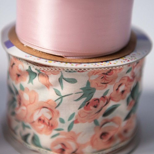 Assorted Mixed Lot of Pastel Ribbon Partial Rolls Vintage & Modern Spring Easter - Picture 8 of 9