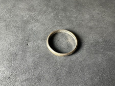 1.55g Vintage 925 Sterling Silver Plain Band Ring Minimalist Stackable Size 6.75